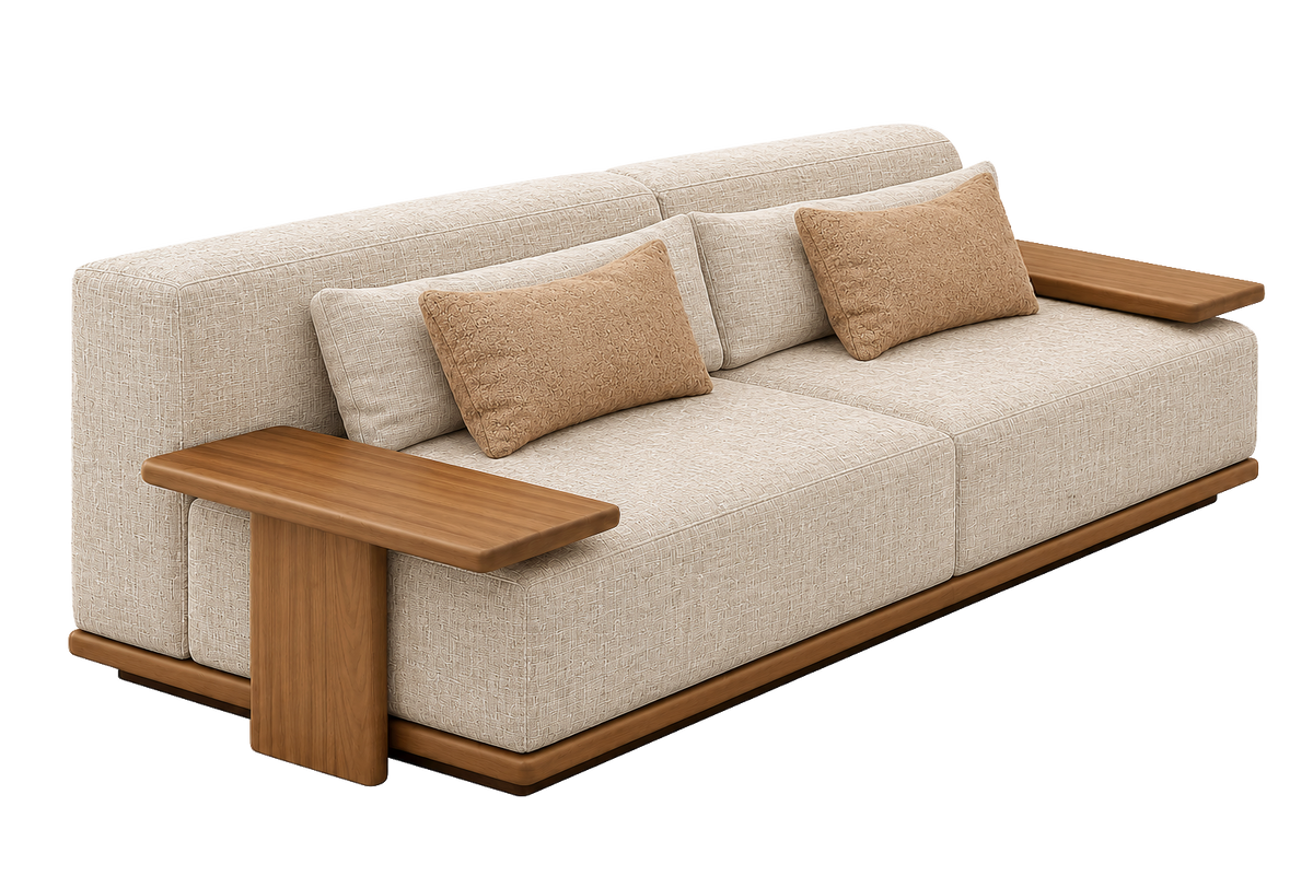 Bay Outdoor Sofa - from the side
