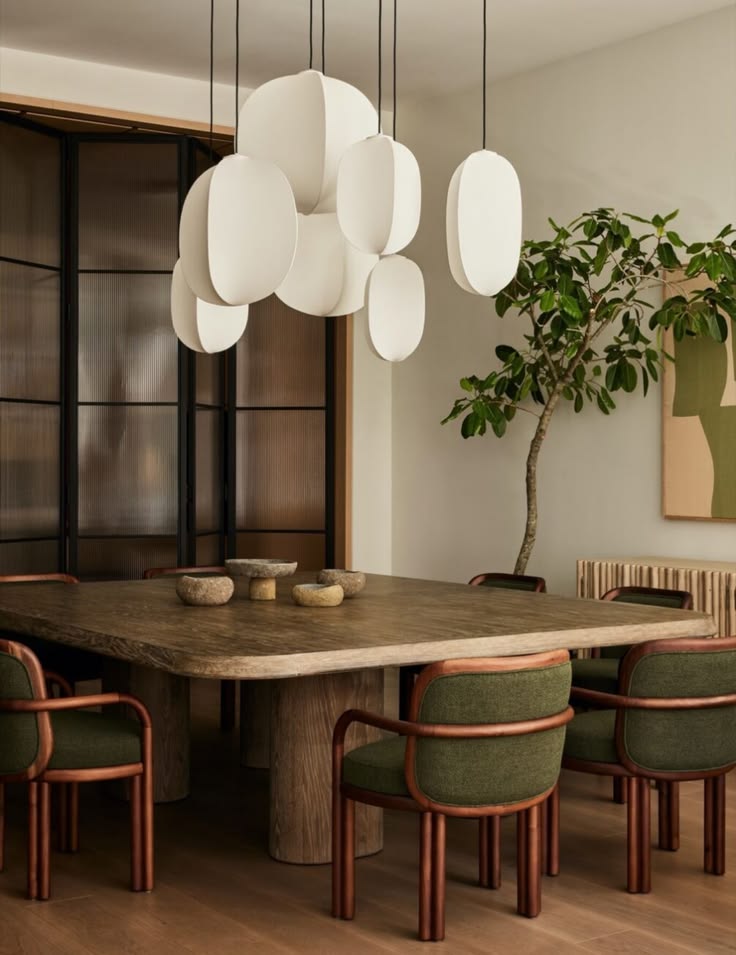 The dining room