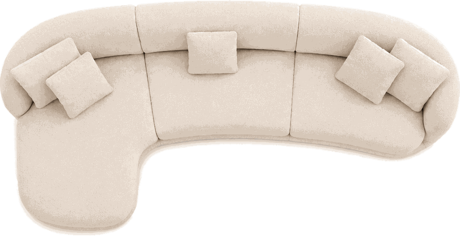 Curved Sofa - Front