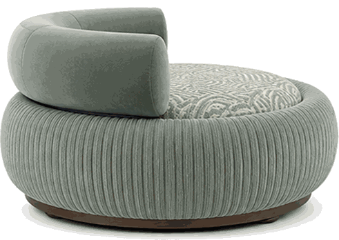 Drum Swivel Chair - Side