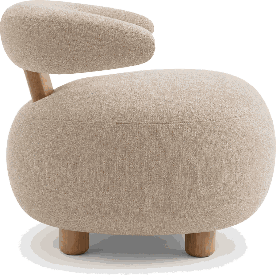 Round Pouf - Side