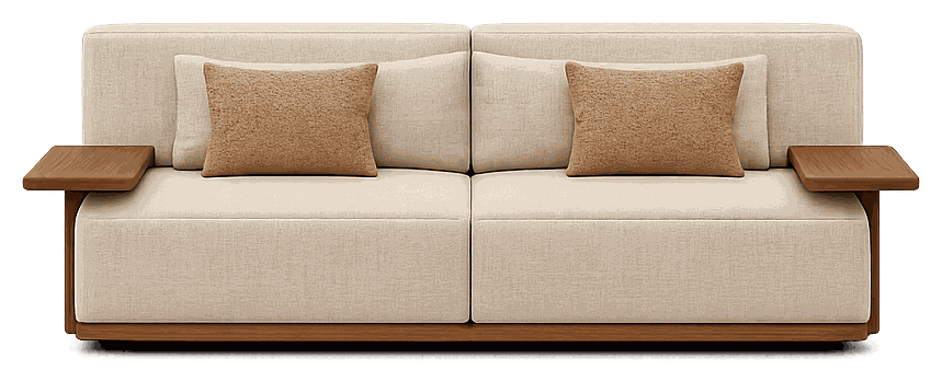 Bay Outdoor Sofa - Front