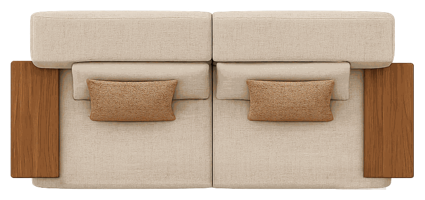 Bay Outdoor Sofa - Plan