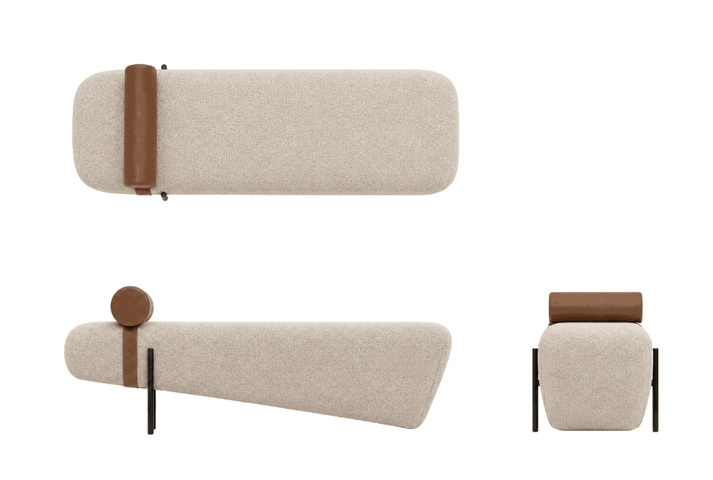 Long Bench - three sides