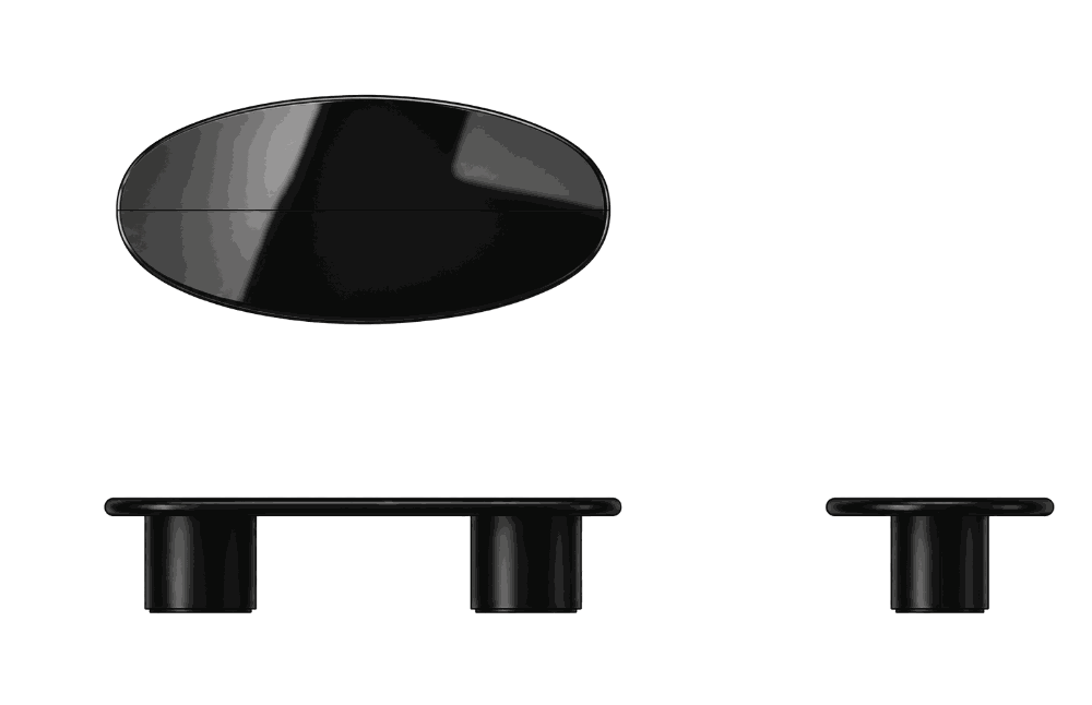 Nesting Coffee Tables - three sides